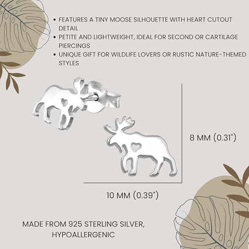 925 Sterling Silver Very Very Tiny Stud Earrings, Minimalist Jewelry Piercing2