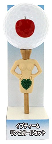 Hoxin Crossing TB1267 Golf HTC Evtee 1 Apple Ball 1 Ball Golf Tee & Ball Set