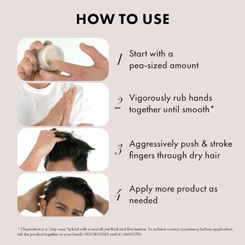 image for Hanz de Fuko Claymation – Premium Men’s Hair Styling Clay for a Su