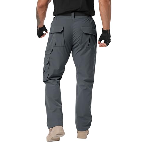 NATUVENIX Tactical Pants for Men Stretch, Ripstop Mens Work Pants Lightweight Hiking Cargo Pants Men Water Resistant2