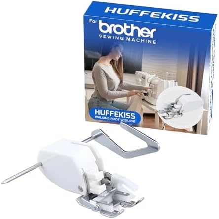 【2025 Upgrade Edition】 Universal Walking Foot Sewing Machine Presser Foot,Fits Brother, Singer, Janome & All Low Shank Models,Professional Quilting & Thick Fabric Handling,for Home Sewers & Quilters