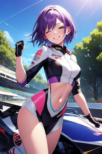 AIアイドル写真集 紫月紫苑(シオン)レースクイーン AIアイドル シオン