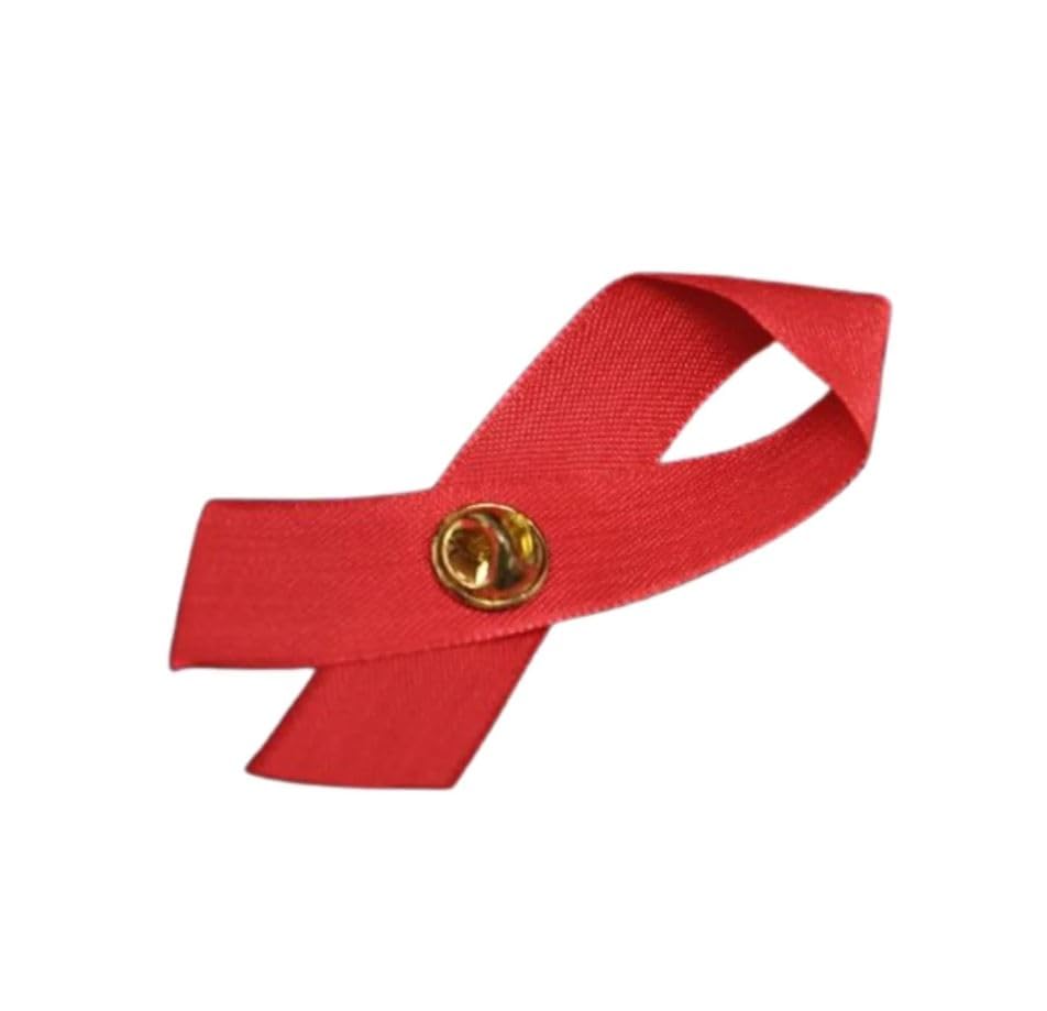 Image of 1 /2 /5 /10 /25 /50 /100pcs Satin Awareness Ribbon Pins (Pick your color), for Cancer & Disease Awareness, Bulk Quantities for Fundraising, Events, Gift Giving
