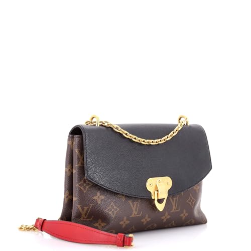 Pre-Loved Saint Placide Handbag Monogram Canvas and Leather, Black2