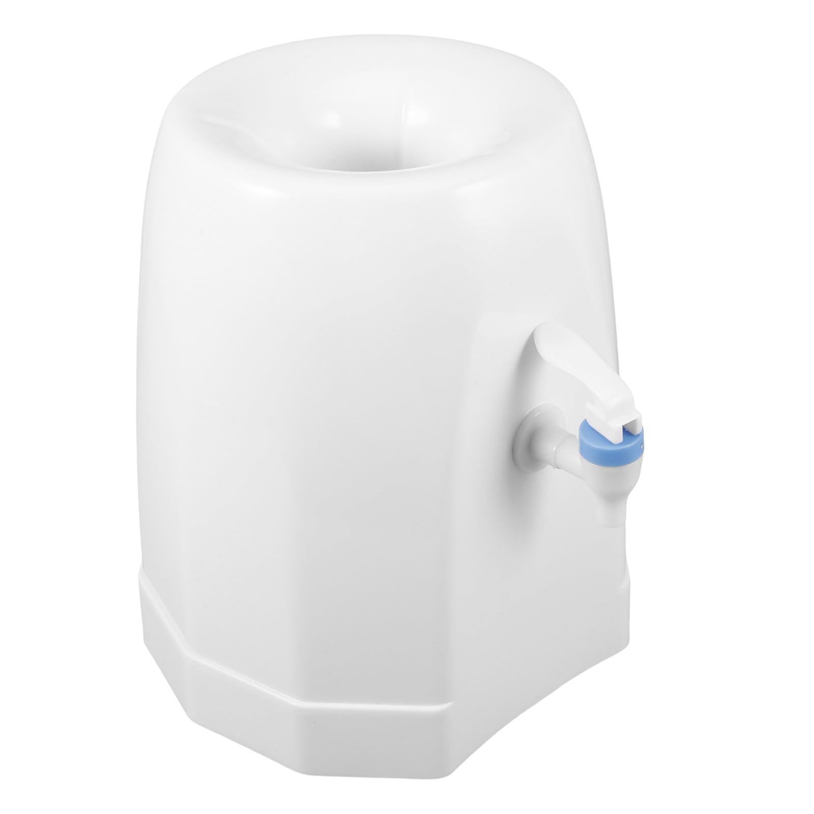 Housoutil Kleiner Wasserspender aus Kunststoff Tragbar und Vielseitig für Außeneinsatz und Wohnheim Geeignet Weiß Kompakter Tisch Kaltwasserspender mit Elegantem Design