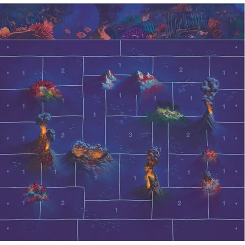 Battle for The Deep juego de mesa de estrategia 2v2 miniatura 5