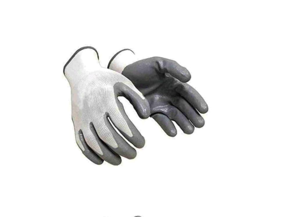 Nalmie Palstic hendal 8MM Notched trowel Floor and wall tools (Pack of 1) Steel Trowel WITH SAFETY GLOVES 1 PAIR 1