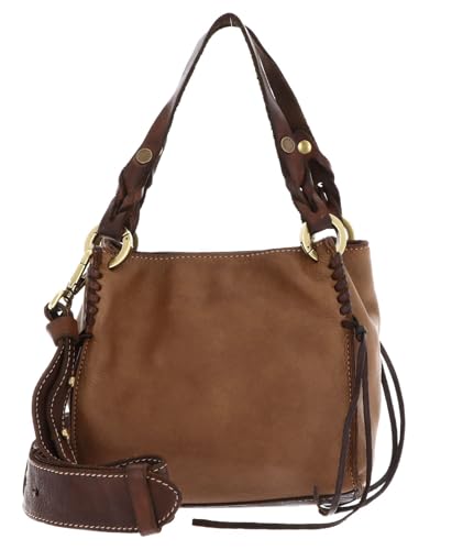 Caterina Lucchi Dakar Anna Shopping Bag S Cognac sac cabas femme en cuir vintage