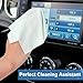 50 Pieces Microfiber Cleaning Cloths for Glasses 7 x 6 Inch Eyeglasses Cleaning Cloth Lens Glasses Cleaning Cloth for Electronics Glasses Screen Cell Phone and Laptop (Light Color)