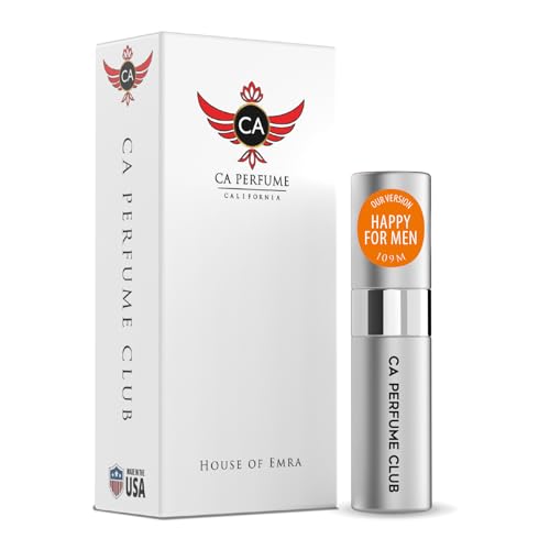 CA Perfume Impression of Clinic Happy For Men For Men Replica Version Fragrance Dupes Concentrated Long Lasting Eau de Parfum Spray Refillable Atomizer Bottle 0.27 Fl Oz/8ml-X1