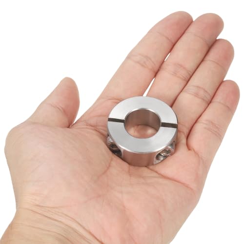 QUARKZMAN 4 Stück Geteilte Stellringe, 18mm Bohrung 36mm AD 13mm Dicke Klemmringe 304 Edelstahl Tiefenanschlagringe Gewindestiftscheiben Wellenkragen