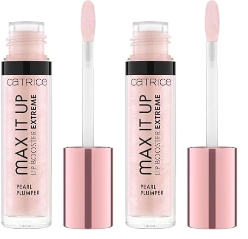 Catrice Max It Up Lip Booster Extreme, Nr. 070, Pink, Extremes Volumen, vergrößernd, glänzend, transluzent, vegan, ohne Konservierungsstoffe, ohne Parabene, ohne Mikroplastikpartikel, 2er Pack (4ml)