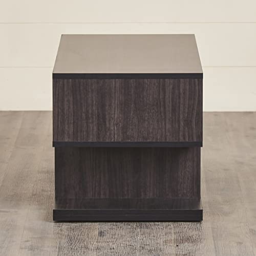 Image of Home Centre Helios Arvis Engineered Wood TV Unit, Walnut, 35 * 15 * 15 inches (Model: HELIOS-HC-TV02)