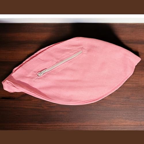 Beautiful Pink And Light Yellow Gomukhi Gomukh Japa Prayer Bag Prayer Beads, Meditation Jaap Bag yoga meditation japa Mala krishna Prayer Beads Bag3