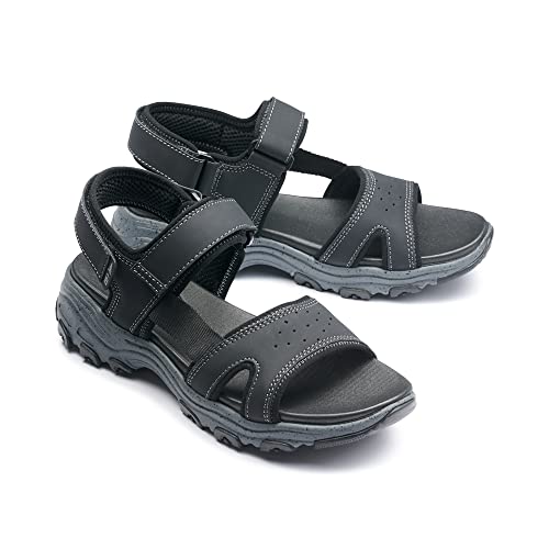 BASS OUTDOOR Men's Trail Sandal Hiking Shoe, Black, 9