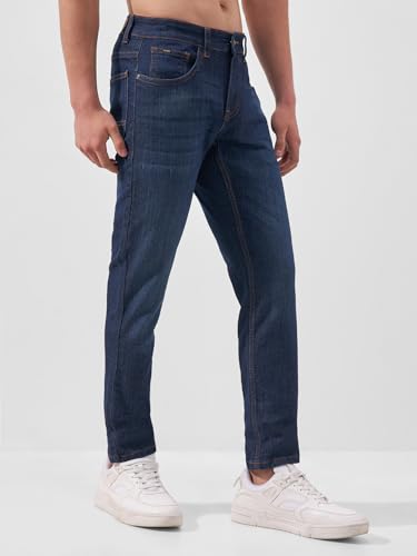 Image of Highlander Men's Straight Fit Jeans | Mid Rise | Stretchable Fabric | Designed for Comfort & Ease of Movement | Jeans for Man