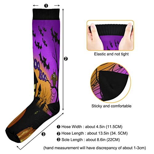 Image of Wusikd Pirate Skulls Compression Socks for Women and Men Circulation Cute Long Socks for Athletic Running 1
