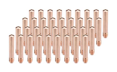 SÜA - Contact Tips - Compatible with Lincoln/Magnum 200 to 400 and Tweco #2 to #4 Guns - Size: 0.045'' (1.2 mm) - Model: 14-45 - (40 PACK)