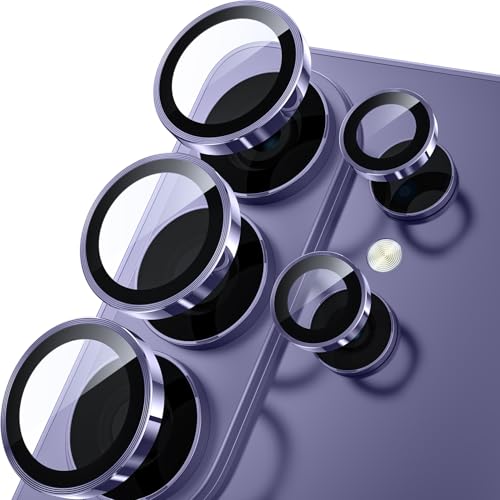 WSKEN voor Samsung Galaxy S26 Ultra Camera Lens Protector - [Houd originele opname] Onbreekbaar 9H gehard glas scherm metalen ring cover, anti-vingerafdruk, krasbestendig, hoesvriendelijk, titanium
