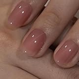 Nymora 24 Ongles Press On, Carré Court, Rose – Ongles Soft Gel de Qualité Salon à Coller, Confort de Port Naturel & Tenue 1-3 Semaines