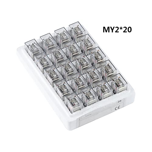 Relais général DPDT MY2NJ GUMMMY éviter les pannes de circuit micro interrupteur DC 24V pack 20 - 2