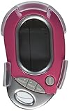Pedusa PE-771 Tri-Axis Multi-Function Pocket Pedometer - Pink With Holster/Belt Clip
