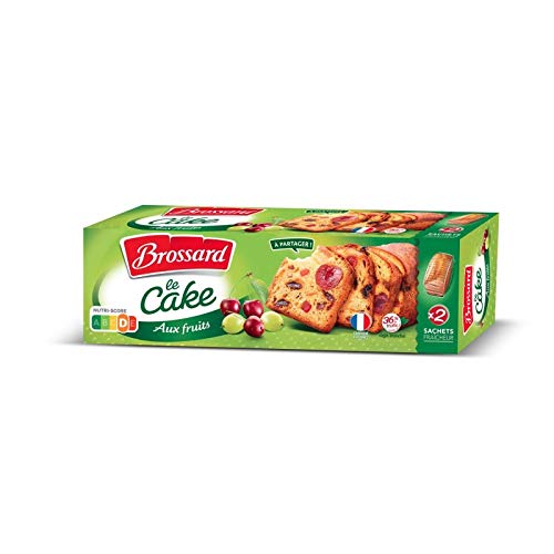 CAKE AUX FRUITS TRANCHÉ 500G, BROSSARD, LOT DE 3