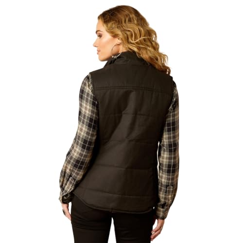 Ariat (WSL Womens Grizzly Banyan Bark Quilted Vest2