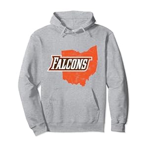 Bowling Green BGSU Falcons State Shape Pullover Hoodie