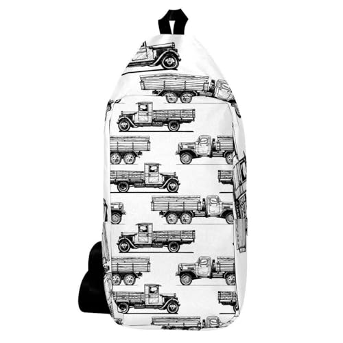 Sac à dos vintage multicolore pour homme et femme 16x36.5cm