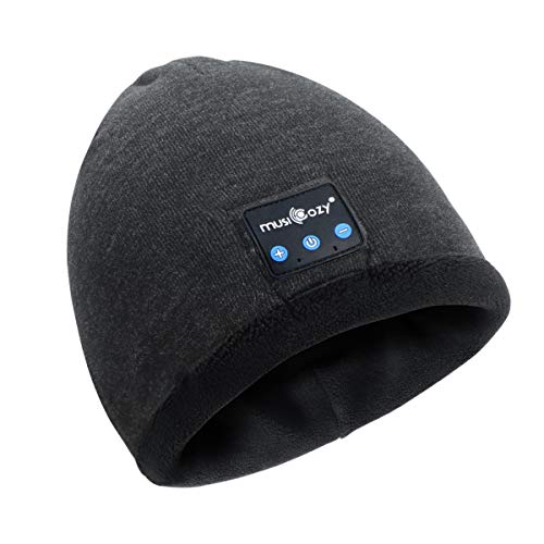 Bluetooth Beanie Headphones for Men Women, TOPOINT Bluetooth 5.2 Wireless Music Beanie Headphones Hat with HD Stereo,Washable,Built-in Microphone for Home, Travel, Hiking, Skiing