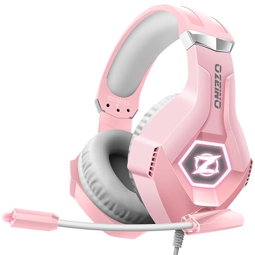 Ozeino ヘッドホン ヘッドセット 有線 ゲーミング ps5 マイク付き usb...