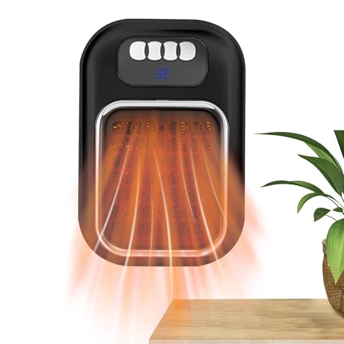 Pequeño Radiador Eléctrico - Radiadores Eléctricos Uso Interior | Calefacción De Pared Multifuncional Para Baño, Calefacción De Espacio Interior,Calefacción Eléctrica Silenciosa P