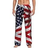 Vêtement confortable et respirant : le pantalon de pyjama imprimé drapeau américain pour homme dispose d'un tissu hautement respirant. Il est doux au toucher et doux pour la peau, permettant à l'air de circuler librement. La nature légère du matériau offre une sensation de chaleur et de confort, parfait pour une bonne nuit de sommeil.