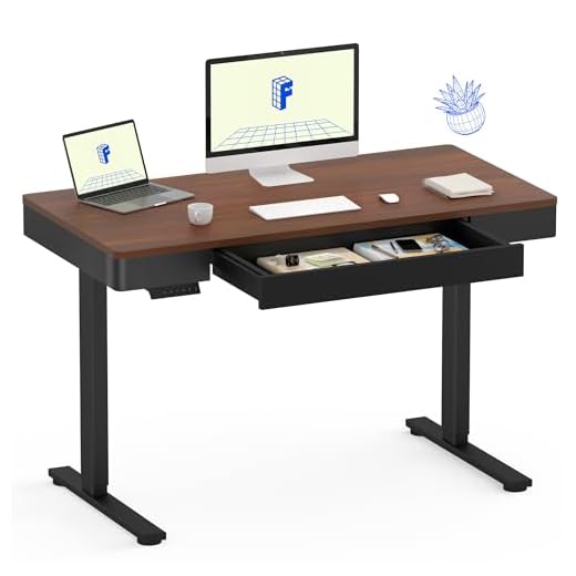 FLEXISPOT E1FR Height Adjustable Standing Desk 55 Inches 2 Tier Electric Sit Stand Up Home Office Desk with Memory Controller Pegboard Ergonomic Workstation (White Frame + 55" Maple Top)