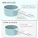 TILUCK Measuring Cups & Spoons Set, Stackable Cups and Spoons, Nesting Measure Cups with Stainless Steel Handle, Kitchen Gadgets for Cooking & Baking (Blue)