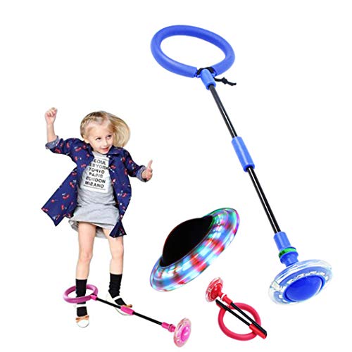 Joyibay Ball überspringen Kreativ Faltbar Blinkt Schaukelball Sportspielzeug Fitness-Spielzeug für Kinder