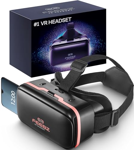 FEEBZ 3D VR Headset for Kids 2.0 - for iPhone & Android Phones | with 3D VR Videos & Apps Links |...