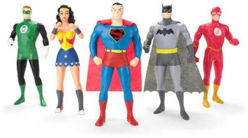 DC Comics Justice League New Frontier Bendable Action Figures Superhero Set