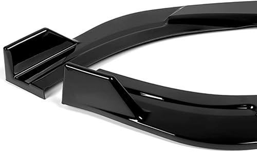 Miniatura 10 de Q1-TECH, borde de parachoques delantero estilo MS compatible con Mazda 3 2010 2011 2012 2013 (no compatible con el modelo MazdaSpeed 3), alerón de