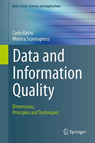 Buy Data and Information Quality — BookShops.in