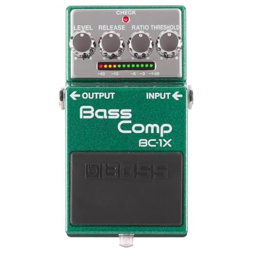 BOSS BC-1X Bass Compressor Guitar Pedal (BC-1X), Green