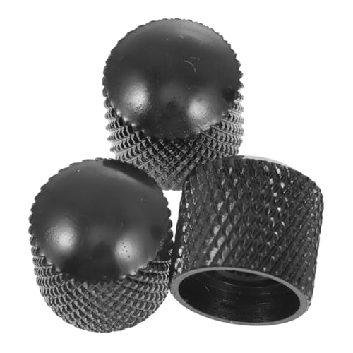 ifundom Metal Guitar Knobs 3pcs Electric Guitar Bass Volume Knobs Volume Knob for Guitar Bass Useful Accessories