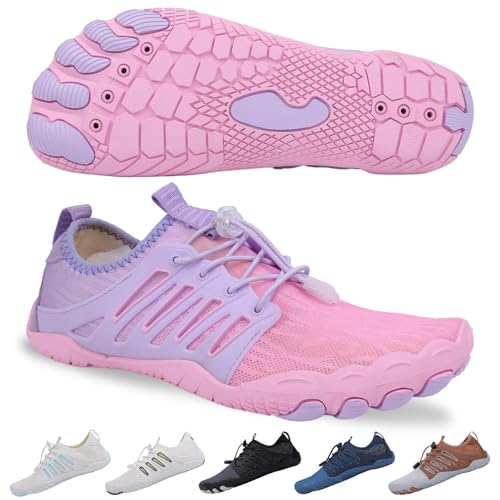 Image of SIOSNETA Hike Barefoot Shoes for Women Men, Breathable Non-Slip Athletic Footwear, Wide Toe Water Shoes for Hiking, Non-Slip Neuropathy Shoes for Women Men, Grounded Comfort wear