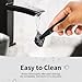 Matte Black Safety Razor, Single Blade Razors for Men, with 10 Stainless Steel Double Edge Blades, Reusable Metal 1 Blade Razor, Eco-Friendly, Smooth and Close Shave, Sustainable, Plastic Free