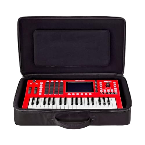 Analog Cases 37-Key Keyboard Travel Bag - Fits Akai MPC Key 37 / Sequential Take 5 / Oberheim TEO-5 / Behringer VC340 / Roland Jupiter XM & JD-XI/Virus TI2 / Modal Argon8 & Cobalt8