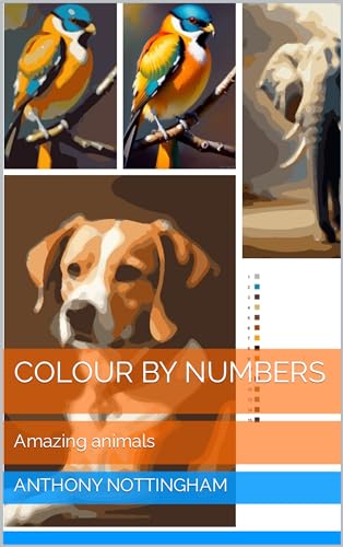 Colour by numbers: Amazing animals