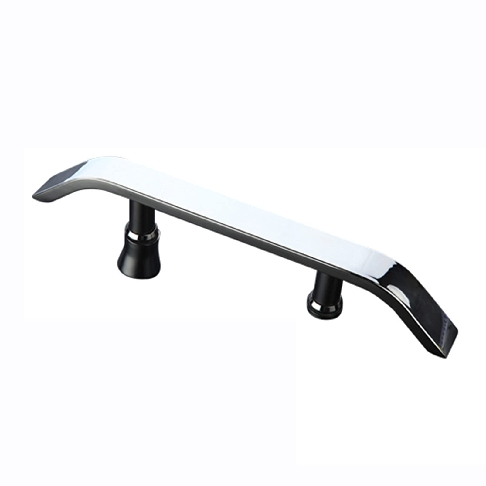 Bouton de porte de douche en verre en acier inoxydable chrome 145mm