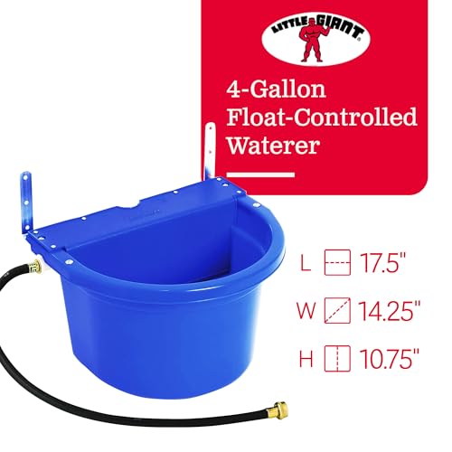 Little Giant Fw16Blue 4 Gal Auto Float Controlled Waterer Livestock thumb #1