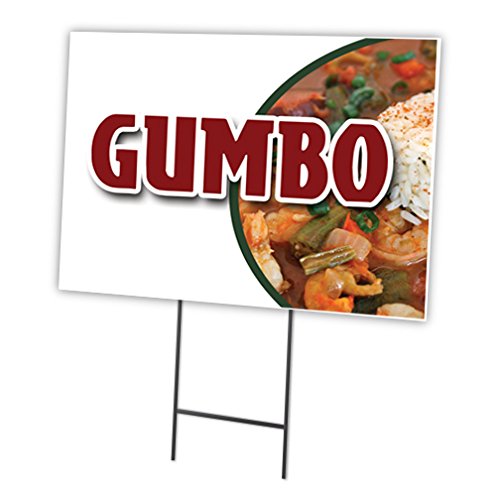 Photo 1 of [bent] Gumbo 18"x24" outdoor sign stake
